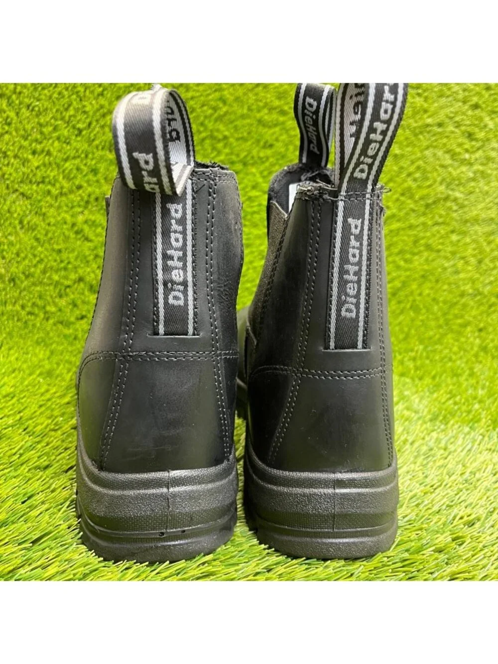 DieHard Polara Mens Size 11 Black Leather Composite Toe Safety Work Ankle Boots